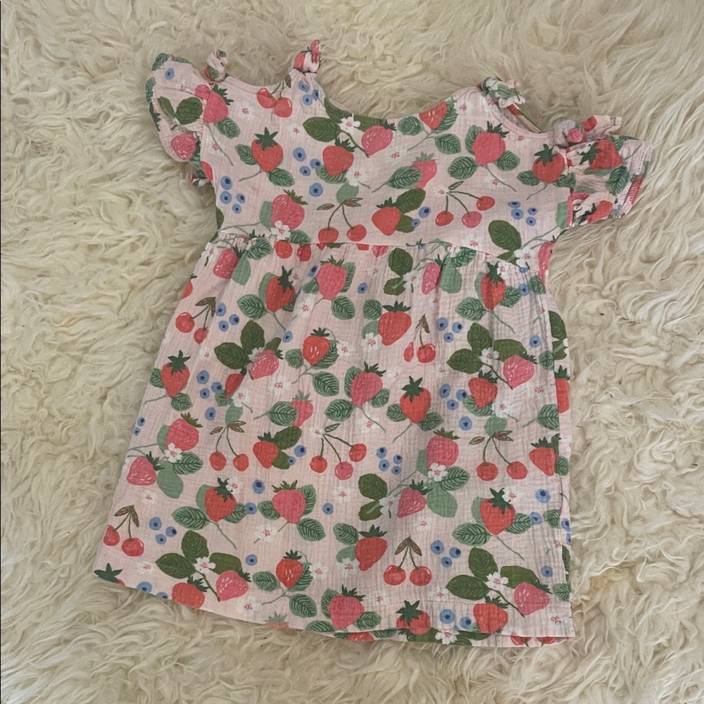 Mud Pie Strawberry Print Dress